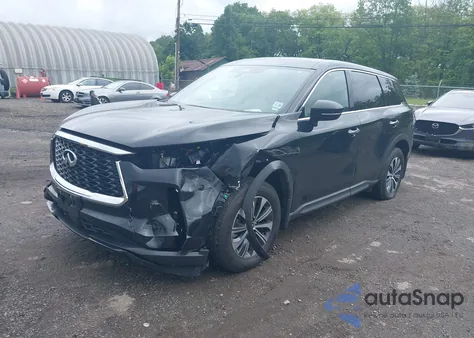 2024 Infiniti Qx60 Pure из США, поврежденный, VIN 5N1DL1ER2RC340084